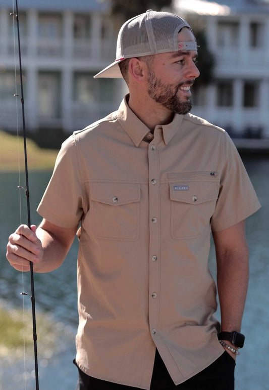 Performance Fishing Shirt-Cobblestone 166