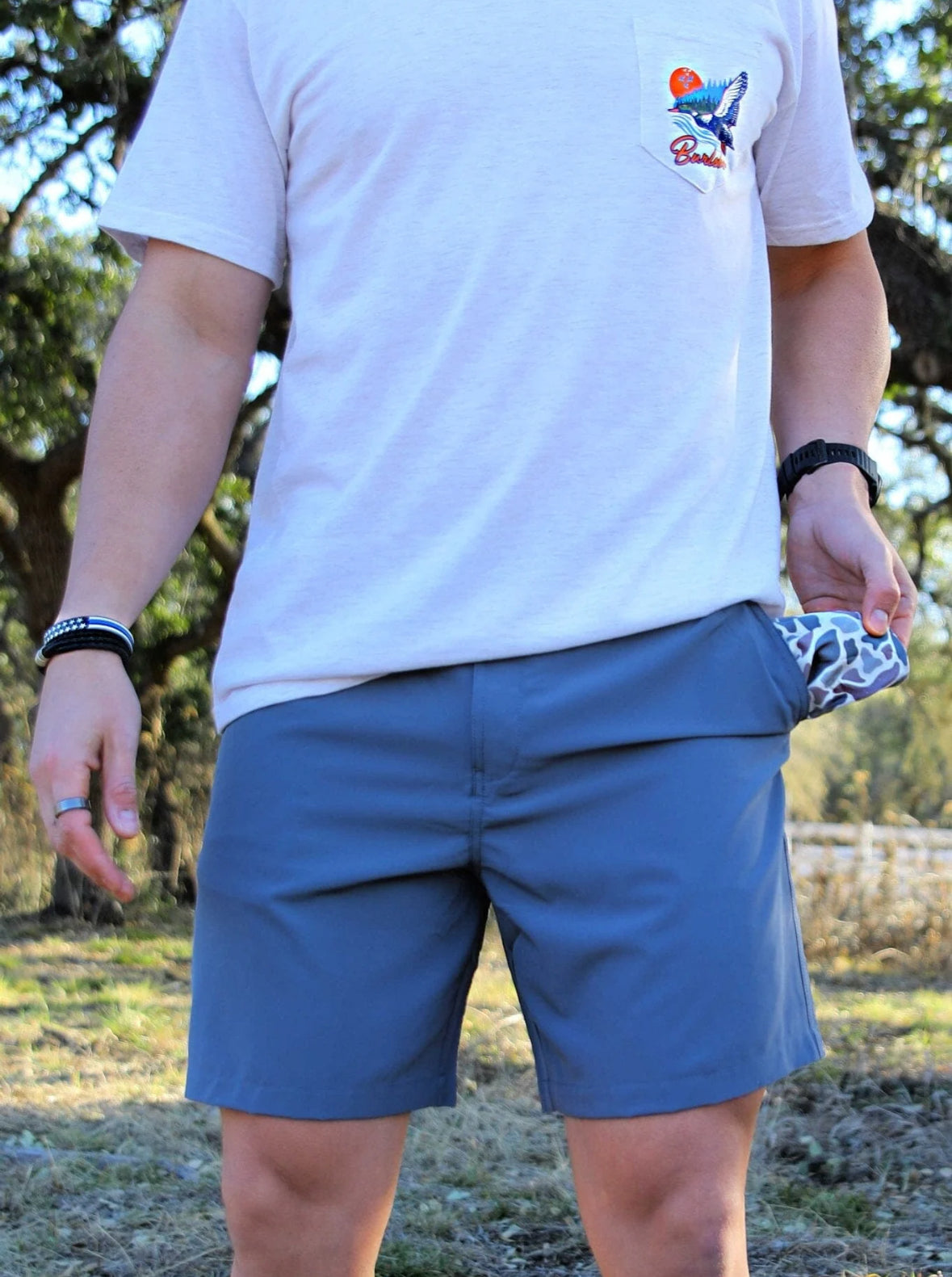 Everyday Short-River Rock Grey-Classic Deer Camo Pocket 165