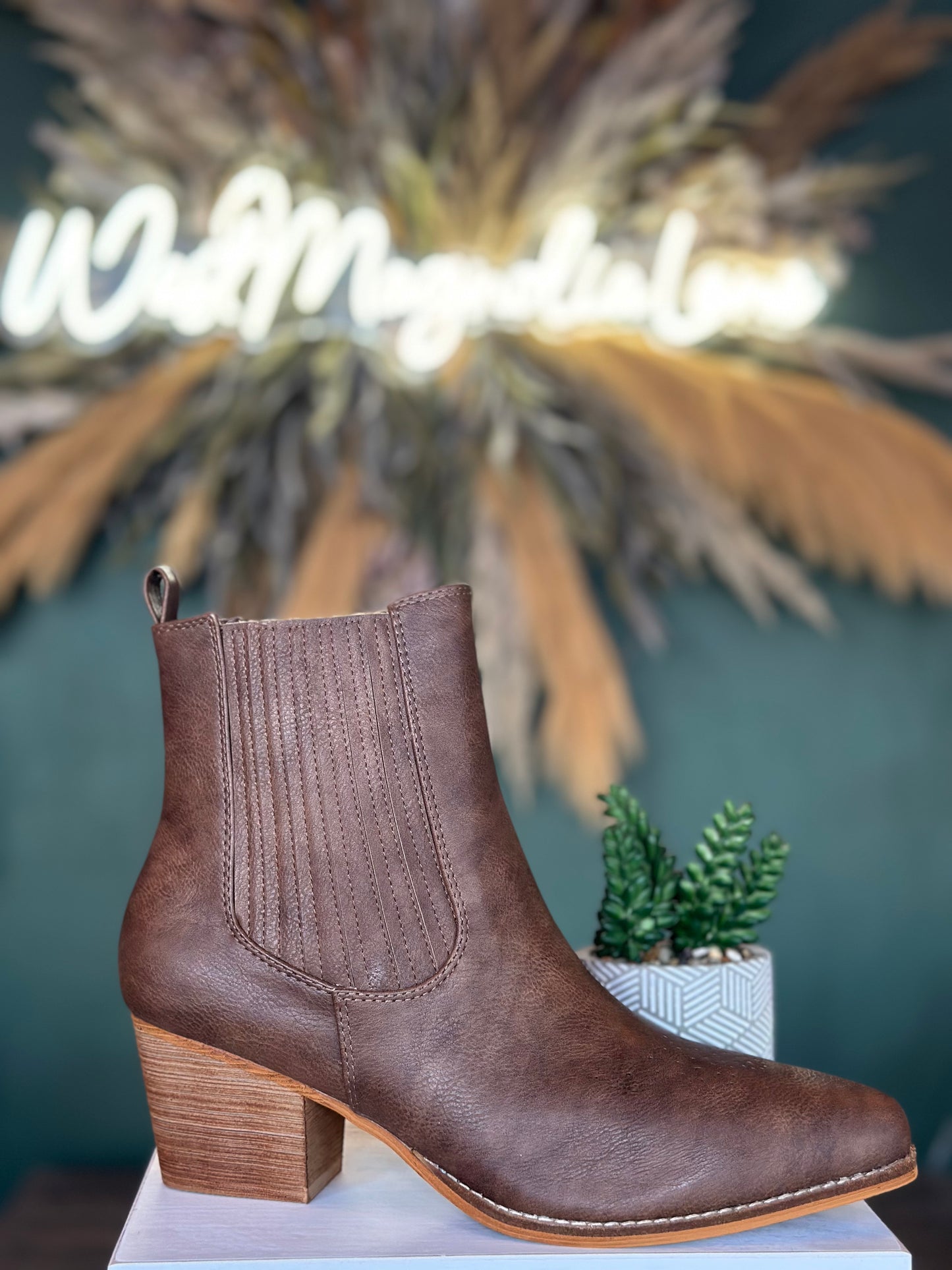 Brown Ankle Boot