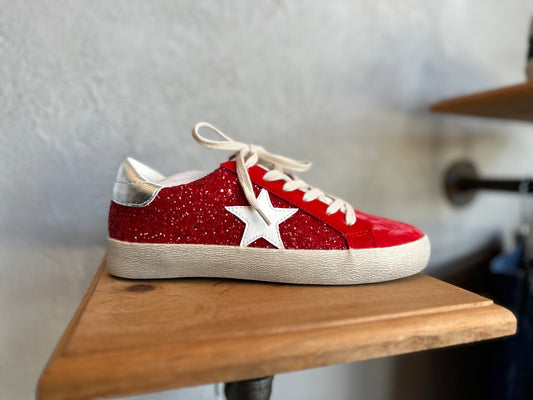 Red Skylar Star Sneaker 113