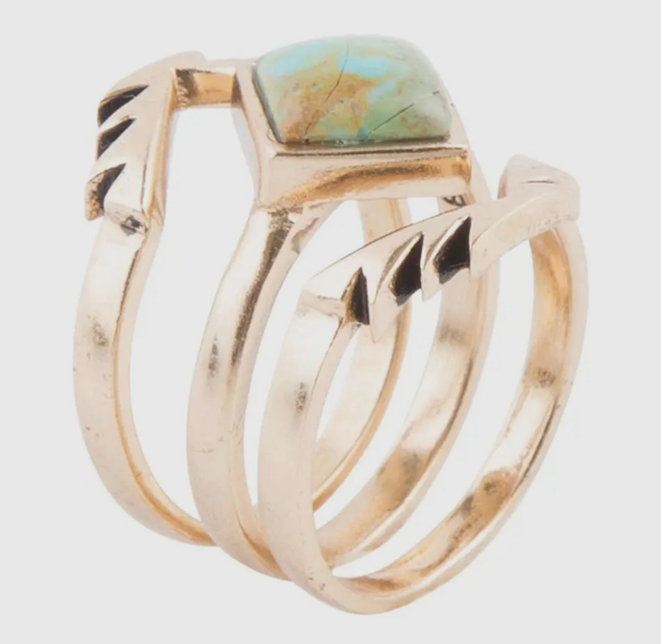 Turquoise Aztec Ring