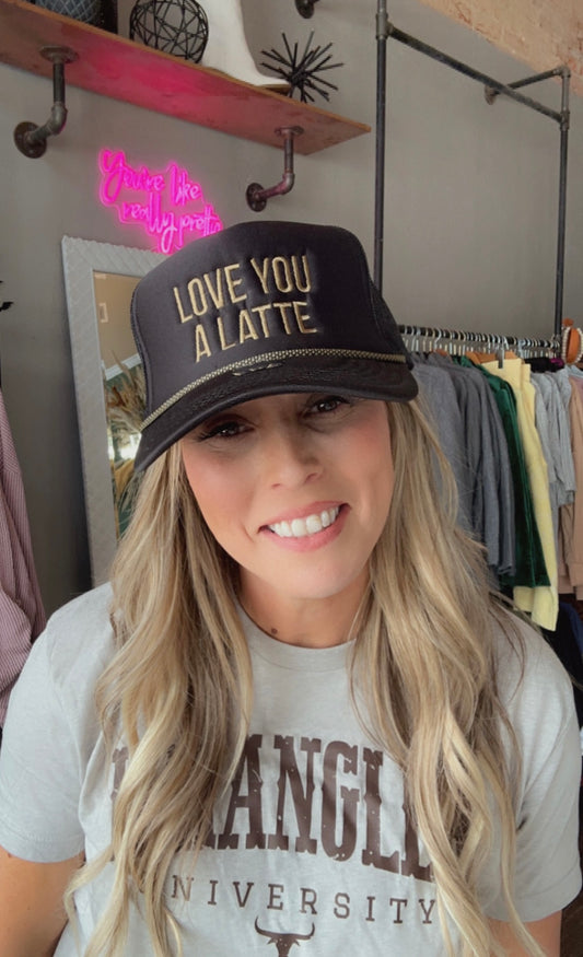 Love You A Latte Trucker Cap