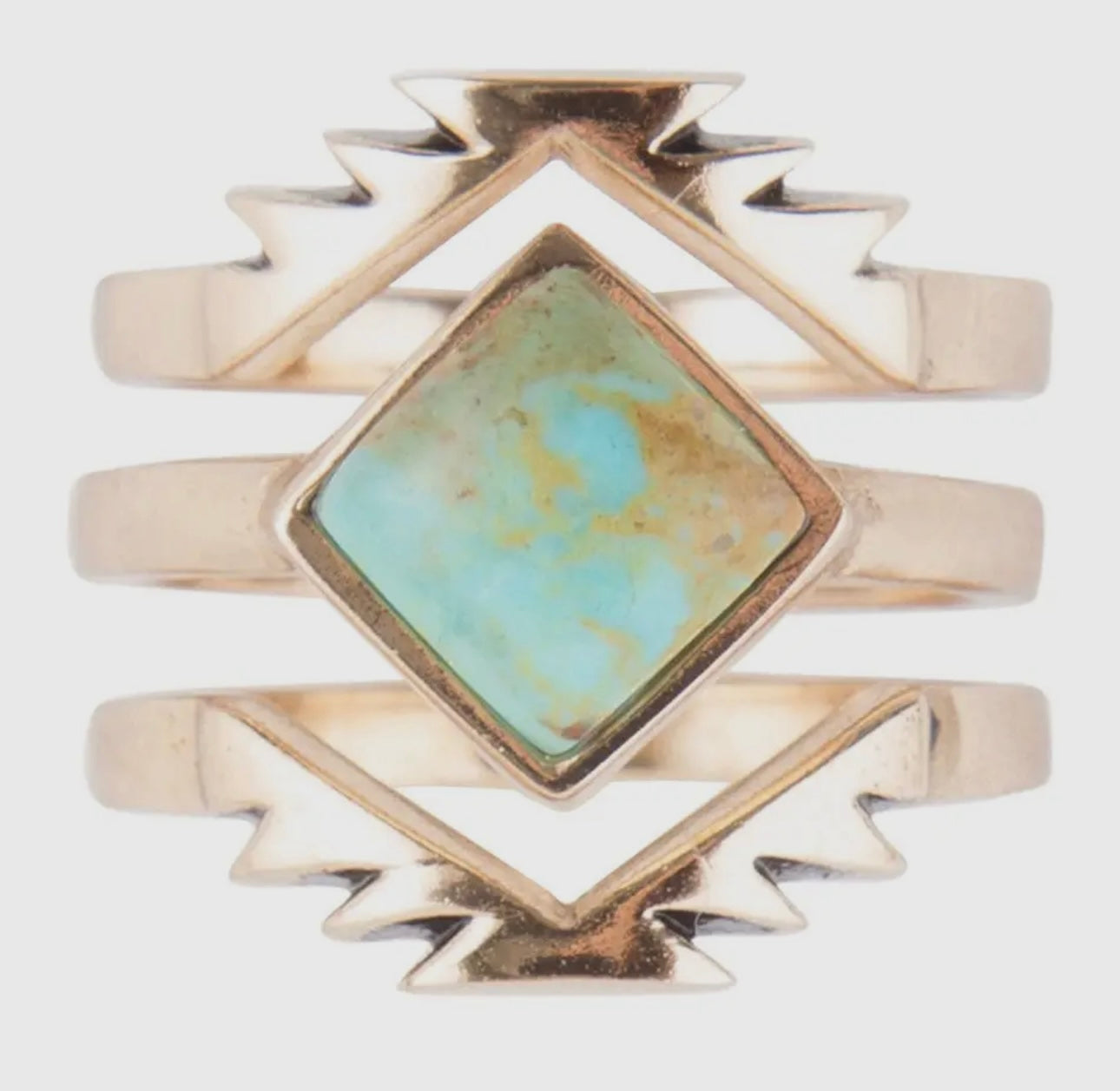 Turquoise Aztec Ring