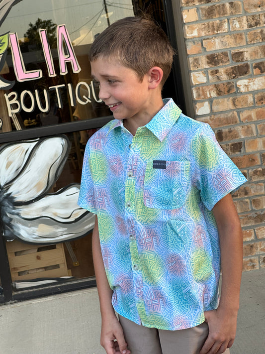 Youth Performance | Mayan Button Up 170