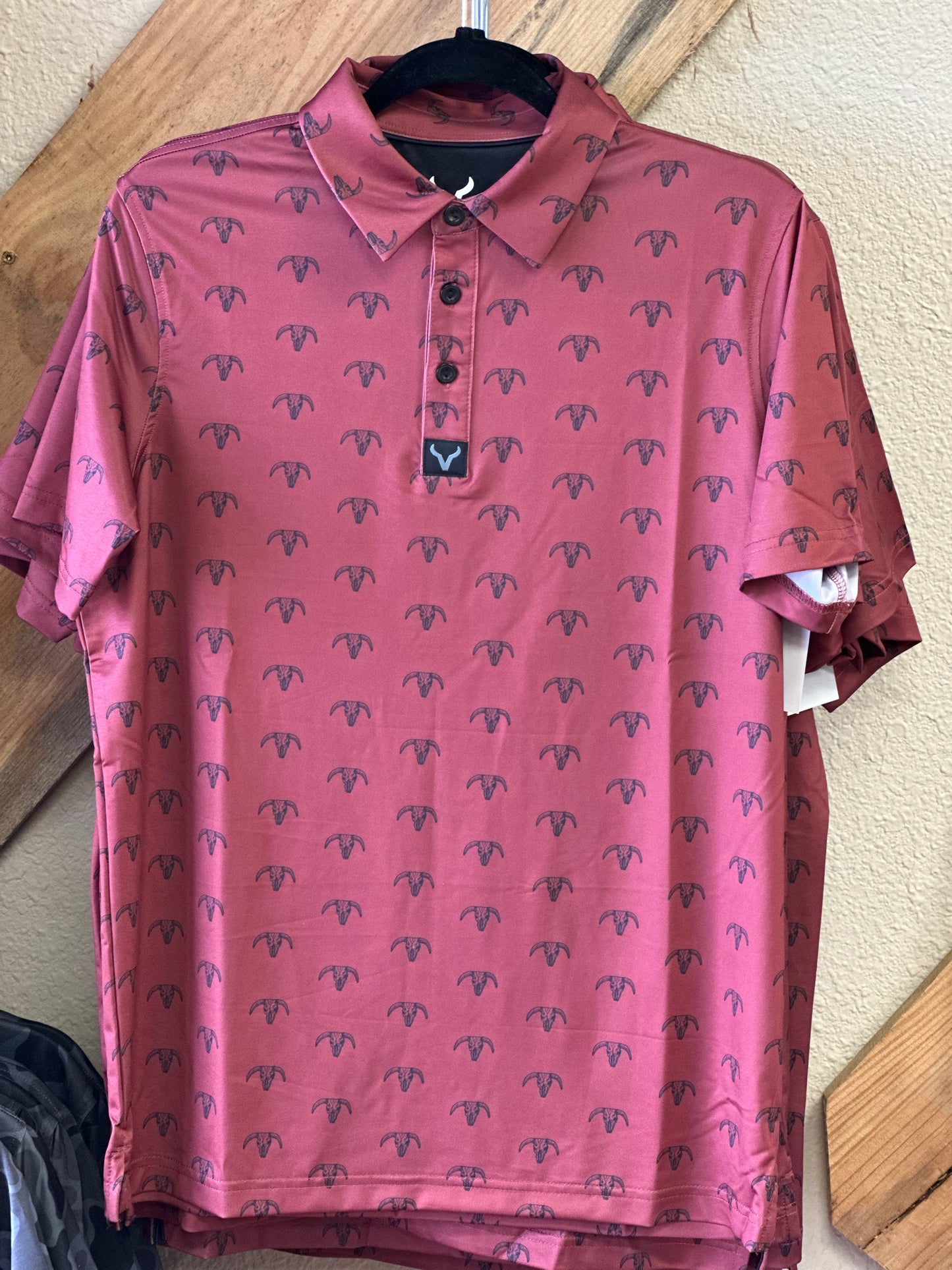 Bull Skull Performance Polo