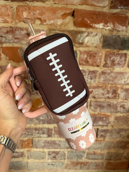 Football Pouch for Tumbler