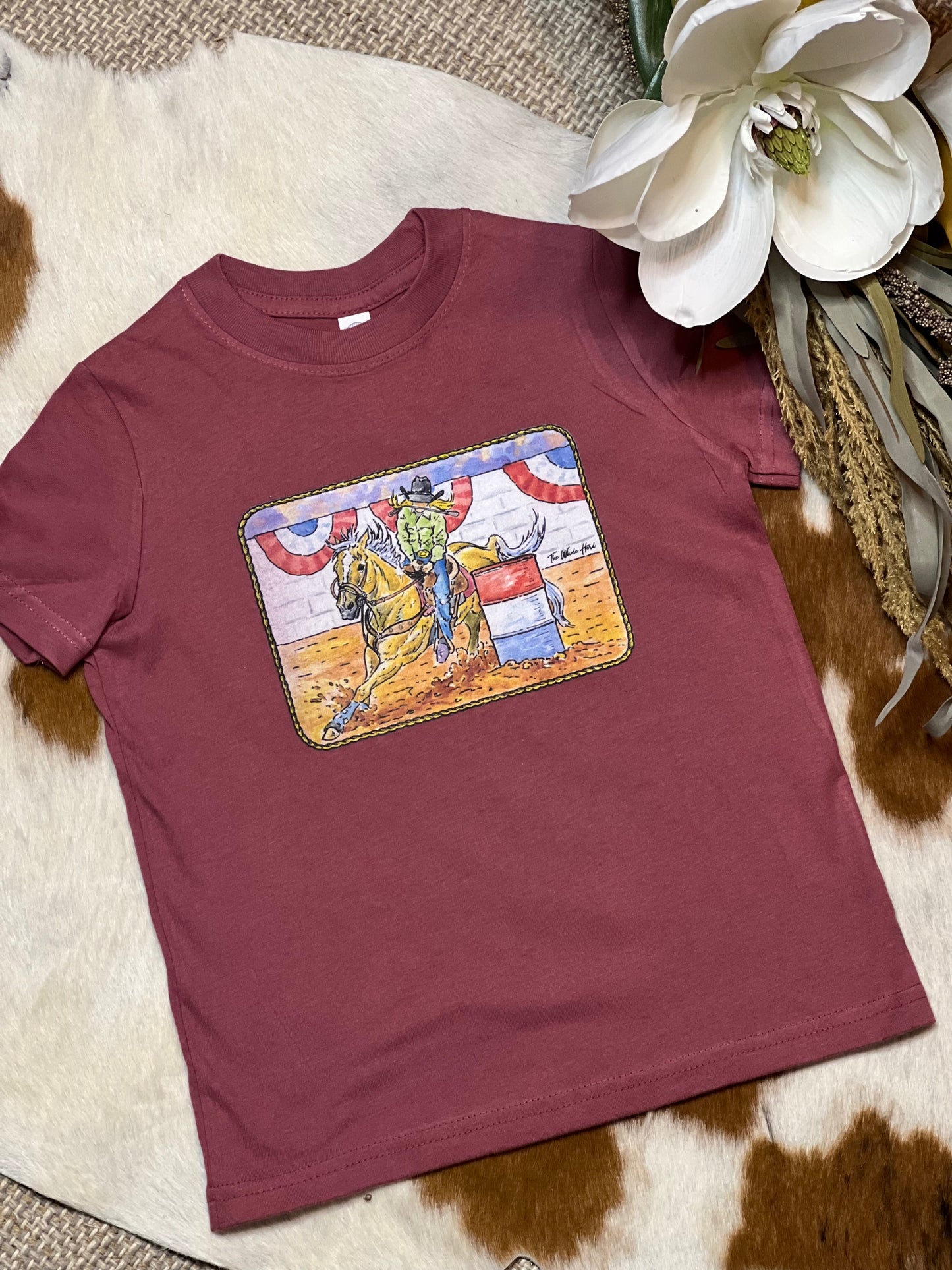 Barrel Racer Youth Tee (also available in toddler) 105